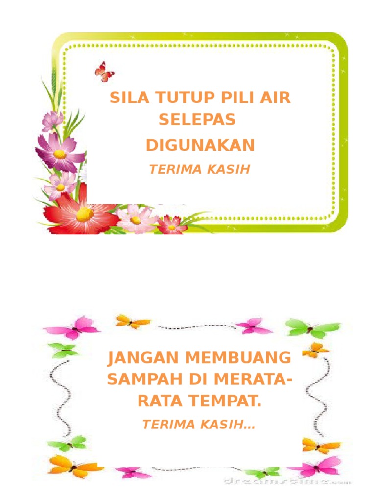 Sila Tutup Suis Selepas Digunakan Rayuik