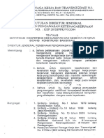 KepDirjen PPK 20 2004 Tentang Sertifikasi Kompetensi K3 Bidang Konstruksi Bangunan PDF