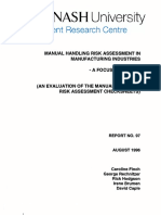 Manual Handling Risk Assesment