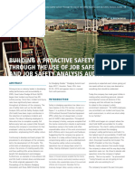 Article Building a Proactive Safety Culture Through the Use of Job Safety Analysis and Job Safety Analysis Audits Terra Et Aqua 140 2