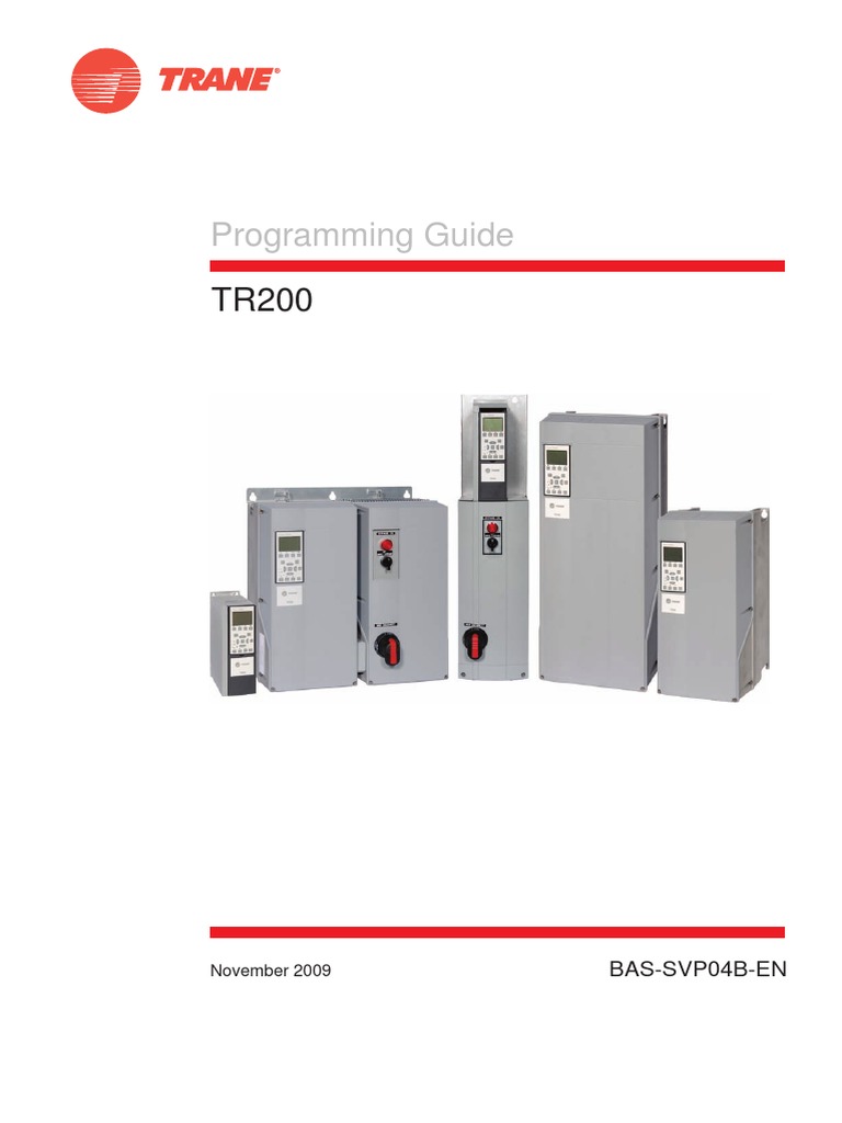 Trane TR200 Programming Guide PDF Power Supply Power Inverter