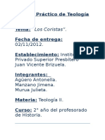 Trabajo Práctico de Teología II