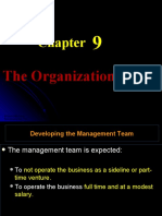 The Organizational Plan: Mcgraw-Hill/Irwin Entrepreneurship, 7/E