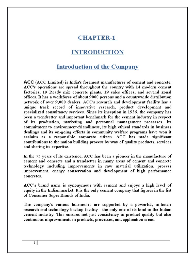 ACC Limited Careers and Recruitment Overview | PDF | Recruitment ...