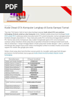 Download Tips Dan Trik Kode Cheat GTA Komputer Lengkap Di Dunia Sampai Tamat by NurFaisalSetiyawan SN344661223 doc pdf