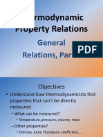 Thermodynamic Property Relations General Relations Entropy
