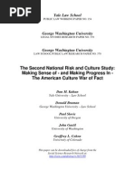 Download The Second National Risk and Culture Study Making Sense of - and Making Progress In The American Culture War of Fact by kotnik SN3446682 doc pdf