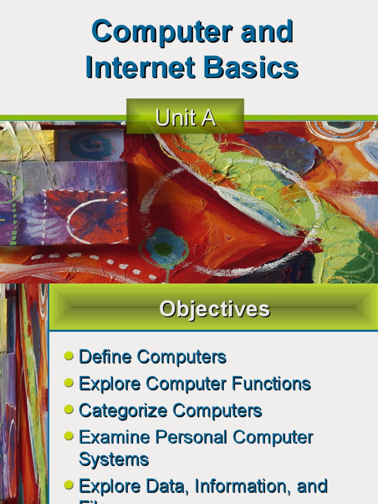 Computer and Internet Basics | PDF | Internet | Personal Computers