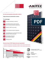 AXIpremium 60 cell PV modules high performance warranty