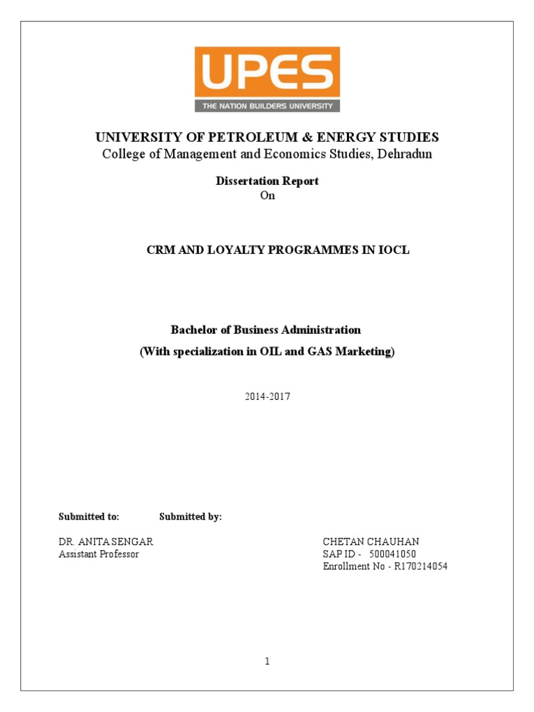 CRM and Loyalty in IOCL Analysis | PDF | Customer Relationship ...