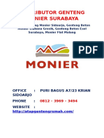 Download Distributor Genteng Monier Surabaya Office  0812 - 3969 - 3494 by Genteng Karang Pilang Surabaya SN344674044 doc pdf