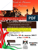 Día de La Tierra Paalestina 2017 Alcalá de Henares