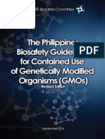 The Philippines Biosafety Guidelines For Contained Use of Genetically Modified Organisms-Optimized PDF