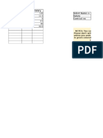 Sample Employee Data Table with Auto-Populating Fields