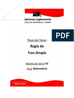 02 Regla de Tres Simple PDF