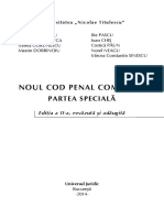 Noul Cod Penal Comentat. PARTEA SPECIALA. Editia A II-a PDF