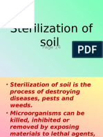 Sterilization of Soil