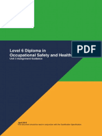 Level 6 Diploma - Unit 3 Assignment Guidance - April 2015