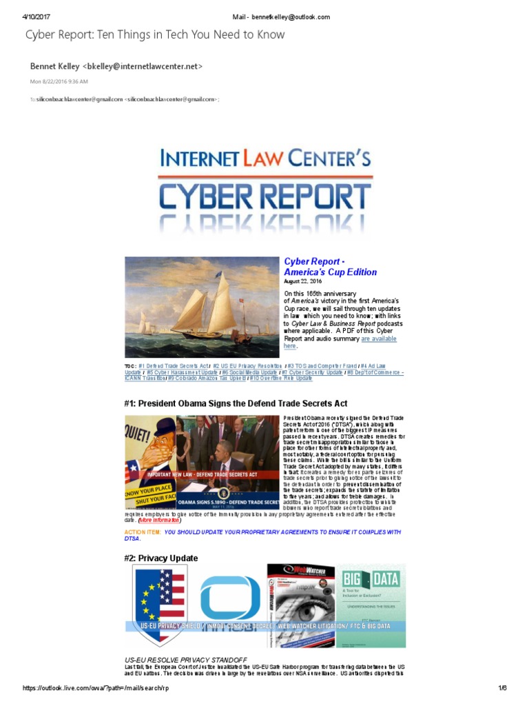 Cyber Report Aug 2016 | PDF | Federal Trade Commission | American ...