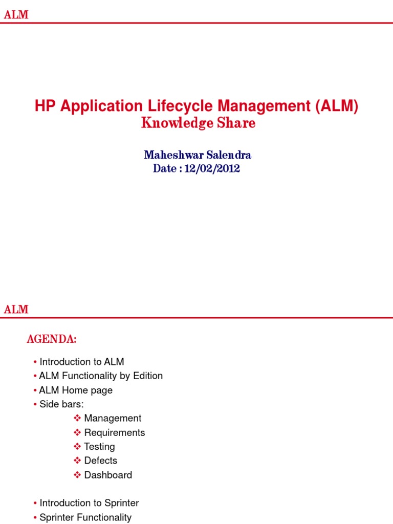Alm PDF | PDF | Business Process | Software Bug