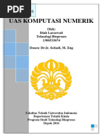 Download UAS Komputasi Numerik Diah Laraswati  by Diah SN344703327 doc pdf