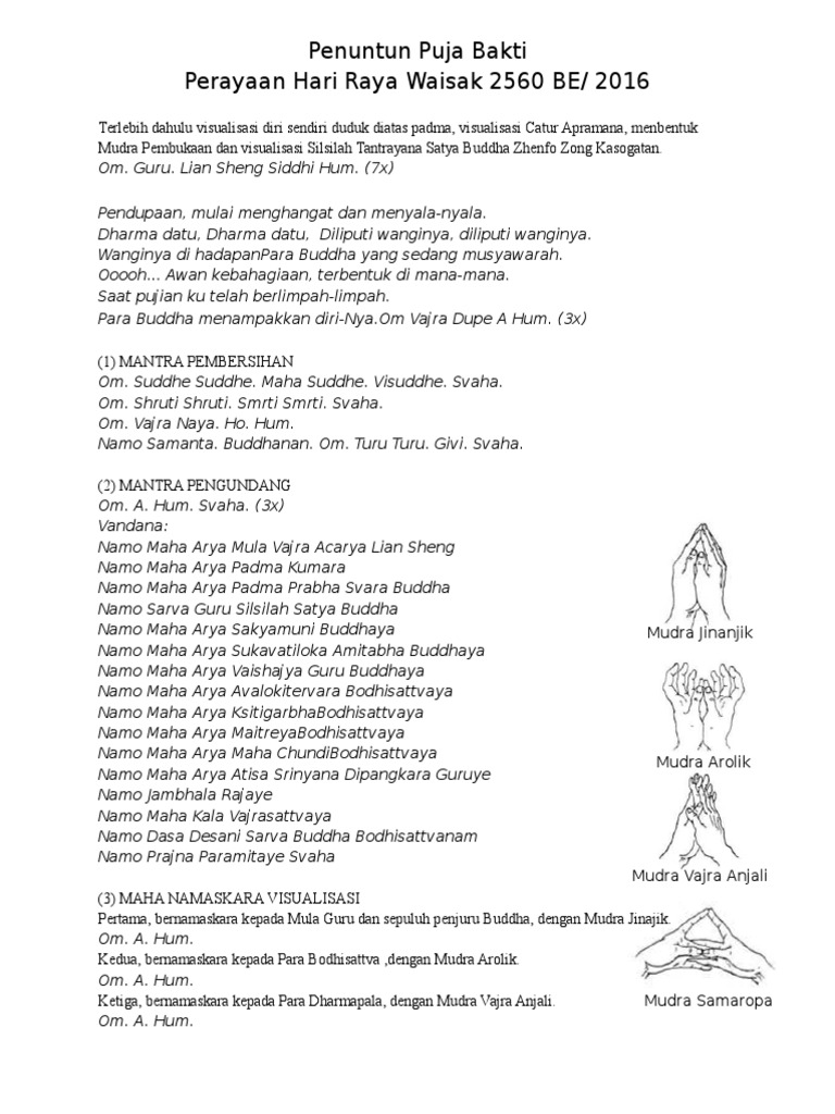 Ritual Mantra Tantrayana dan Mudra | PDF | Agama & Spiritualitas