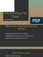 Accounting For Time Presentation