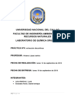 Laboratorio Numero 4 de Quimica Organica