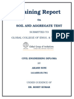 Soil and Aggregate Test Front