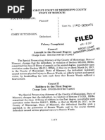 Mississippi County Sheriff Cory Hutcheson Assault of Elderly Woman, False Report