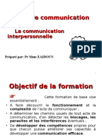 Communication Interpersonnelle