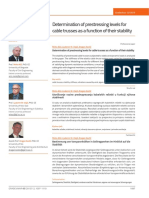 Determination of Prestressing Levels For Cable Trusses PDF