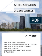 Land Use and Control