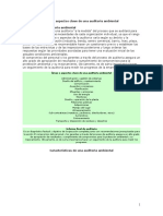 Áreas o Aspectos Clave de Una Auditoría Ambiental