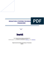 Redaction D'offres Technique Et Financiere PDF