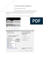 Configura El AutoCAD Para Un Mejor Rendimiento