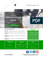 Curso de Especializacion HACCP - Archind 2017