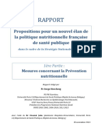Politique Nutritionnelle Française Rapport Hercberg 15-11-2013
