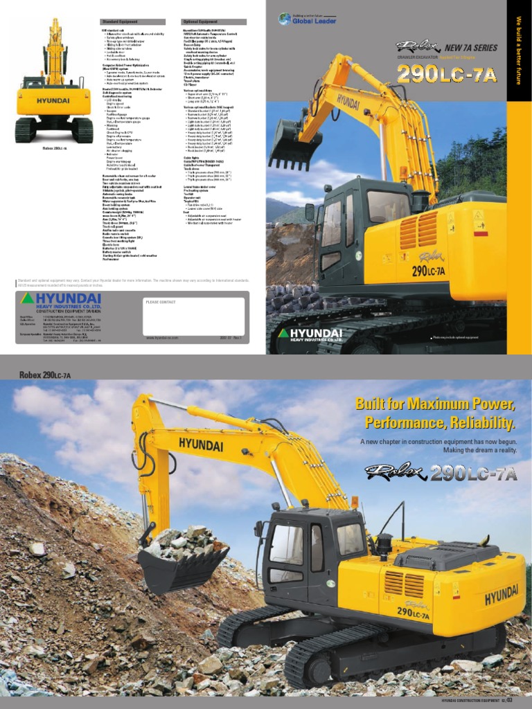 Hyundai r290lc 7a