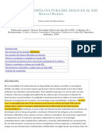 Medina, Manuel. (2000). “Ciencia-Tecnología-Cultura Del Siglo XX Al XXI” (1)