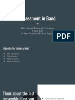 assessment in band m r