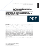 Compreendendo o papel dos sujeitos no ato de linguagem