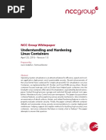 NCC Group Understanding Hardening Linux Containers-1.0