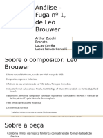 Análise da Fuga no 1 de Leo Brouwer