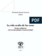 Santos Granero Fernando - Introducción - en La Vida Oculta de Las Cosas - Pag. 13-51