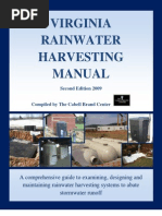 Virginia Rainwater Harvesting Manual