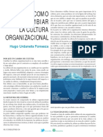Como Cambiar La Cultura Organizacional PDF