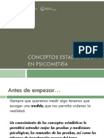 Conceptos Estadísticos en Psicometría PDF