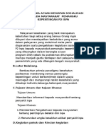 Kerangka Acuan Kegiatan Sosialisasi Kepada Masyarakat Pemangku Kepentingan p2 Ispa