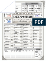 Character Sheet